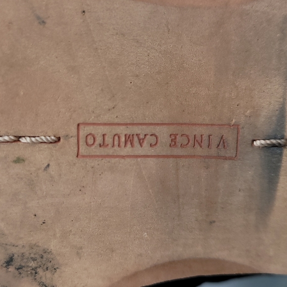 Vince Camuto Prestetta Ankle Boots Booties Pointed Toe Suede Cutout Side Black - Picture 10 of 12